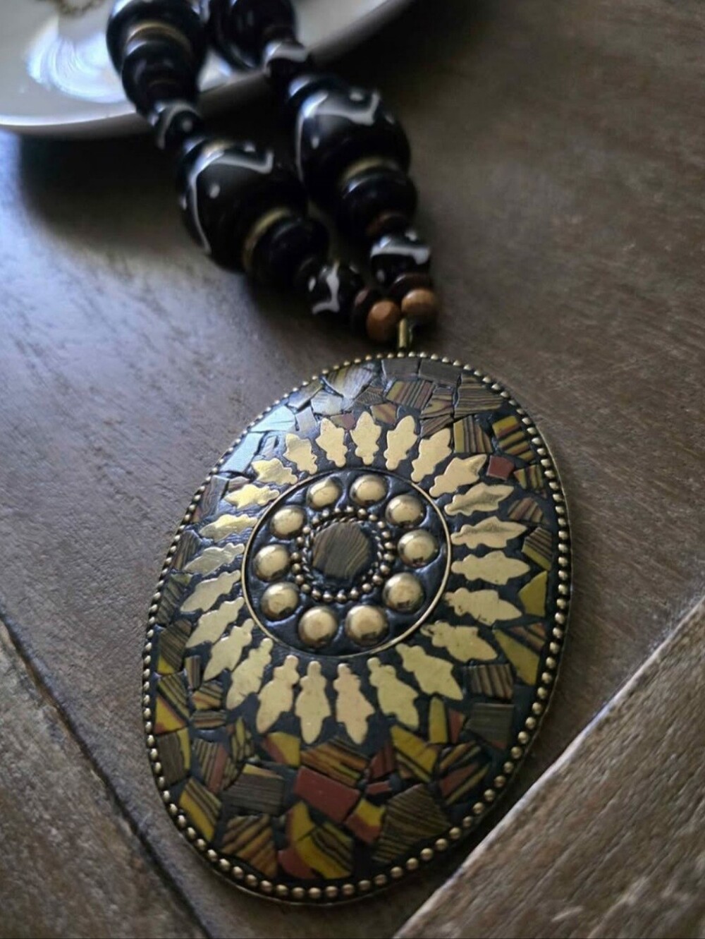 Sunflower Pendant Necklace